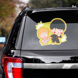 anime decal, mob psycho 100 sticker, anime sticker, anime sticker for car, mob psycho 100 decal for car