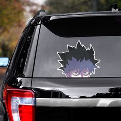 anime sticker, mob psycho 100 sticker, mob psycho 100 decal for car, anime decal, anime sticker for car