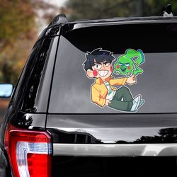 mob psycho 100 sticker, mob psycho 100 decal for car, anime decal, anime decal for car, anime sticker