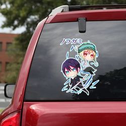 noragami sticker, anime decal, anime sticker, anime sticker for car, noragami decal for car, noragami, noragami decal