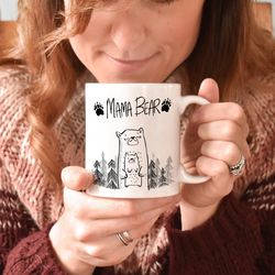 mama bear mug, mum mug, mama bear, mammy mug, gif