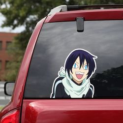 anime decal, noragami sticker, noragami decal for car, anime sticker for car, anime sticker, noragami, noragami decal