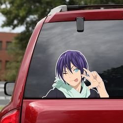 anime sticker, noragami sticker, noragami decal for car, anime sticker for car, anime decal, noragami, noragami decal