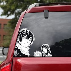 anime sticker for car, noragami sticker, noragami decal for car, anime decal, anime sticker, noragami, noragami decal