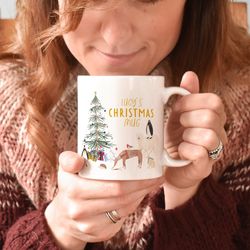 personalised christmas mug  stocking filler chris