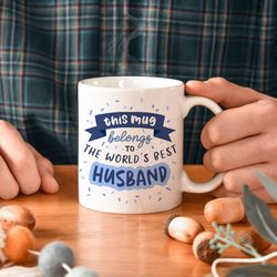 worlds best husband mug, i love you gift, wife hu