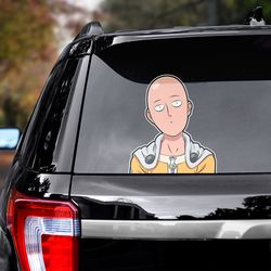 anime sticker, one punch man sticker, manga decal, one punch man, one punch man decal, manga car decal, anime decal