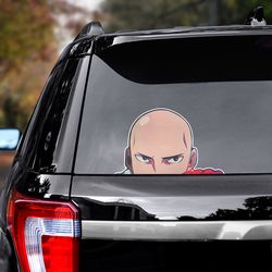 manga decal, one punch man sticker, anime sticker, one punch man, one punch man decal, manga car decal, anime decal