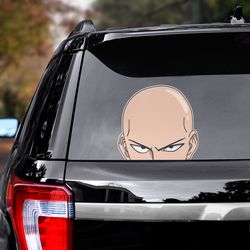 one punch man, one punch man sticker, anime decal, manga decal, one punch man decal, manga car decal, anime sticker