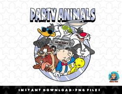 looney tunes party animals group shot png, sublimation, digital download