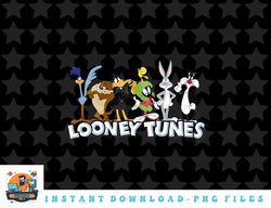 looney tunes group shot logo standing line up png, sublimation, digital download