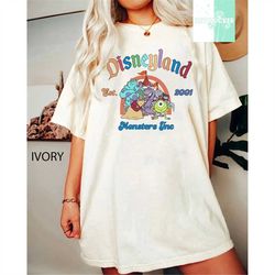 Disneyland Monsters Shirt, Monster Inc Comfort Colors Shirt, Monsters University Shirt, Disney Family Vacation Shirt, Vi