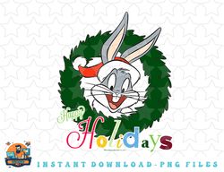 looney tunes holiday bugs bunny png, sublimation, digital download