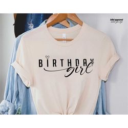 birthday girl shirt, girls birthday party shirt, birthday shirt, kids birthday party shirt, women's shirt, party girl sh
