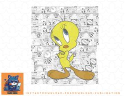 looney tunes tweety bird comic portrait png, sublimation, digital download