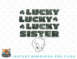 looney tunes lucky looney sister png, sublimation, digital download