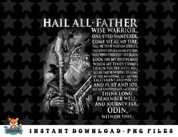 hail all-father odin witness this png, sublimation, digital download