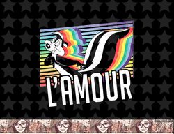 looney tunes pride pepe le pew lamour png, sublimation, digital download