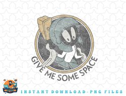 looney tunes marvin the martian give me some space portrait png, sublimation, digital download