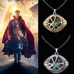 marvel hero doctor strange infinity time stones avengers stephen strange eye of agamotto necklace for marvel fans