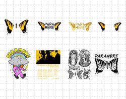 paramore 2023 tour png, paramore in north america tour png, paramore png, music tour 2023 designs, band tour 2023 png