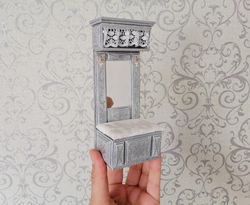 1:12 scale. hallway for a dollhouse. handmade.