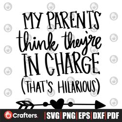 my parents think they're in charge svg, funny baby svg, little boss svg, baby svg, mini boss svg, newborn svg