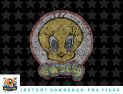 looney tunes retro tweety face png, sublimation, digital download