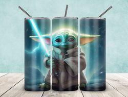 baby yoda tumbler, baby yoda sublimation straighttapered skinny tumbler, baby yoda star wars sublimation skinny tumbler