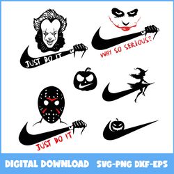 just do it horror svg, horror svg, halloween seson, svg files