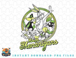 looney tunes st. patricks day group shenanigans png, sublimation, digital download