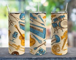 country music tumbler, music tumbler, music skinny tumbler