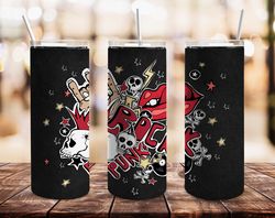 music note tumbler, music tumbler, music skinny tumbler