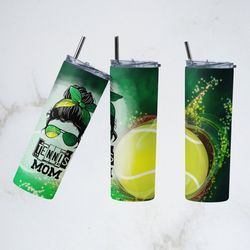 tennis mom tumbler,tennis mom straight tapered sublimation wrap skinny tumbler,tennis mom sublimation wrap skinnytumbler