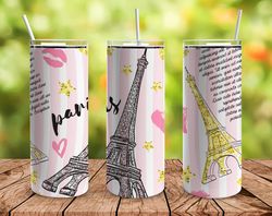 paris starbucks tumbler 2023, seamless tumbler, seamless skinny tumbler