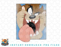 looney tunes taz closeup png, sublimation, digital download