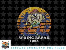 looney tunes taz spring break 1990 retro png, sublimation, digital download