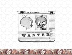 looney tunes tweety wanted png, sublimation, digital download