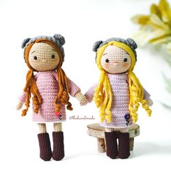 christmas gift, crochet amigurumi doll, amigurumi toy, crochet princess doll, stuffed doll, cuddle doll, amigurumi girl