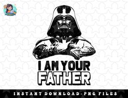 star wars darth vader i am your father png, sublimation, digital download