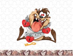 looney tunes valentines day taz tied up with love png, sublimation, digital download