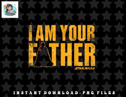 star wars vader i am your father silhouette png, sublimation, digital download c1 png, sublimation, digital download