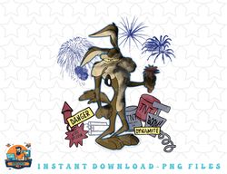 looney tunes wile e. coyote kaboom png, sublimation, digital download