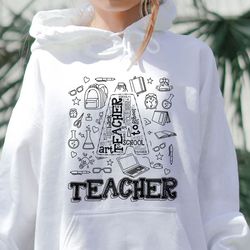 art teacher sweatshirt, teacher gift, artist shirt, gift for art teacher, new teacher