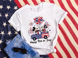 disney 4th of july shirt, disney mickey minnie pat