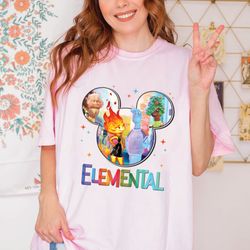 disney elemental shirt, elemental shirt, fireboy &