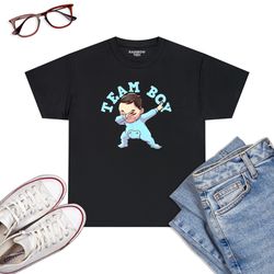 gender reveal party team boy t-shirt