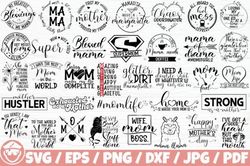 mom life x35 bundle svg/eps/png/dxf/jpg mom life x35 bundle svg/eps/png/dxf/jpg