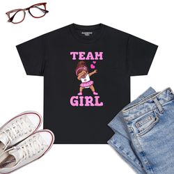 gender reveal party team girl t-shirt