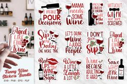 funny wine quotes sticker bundle svg funny wine quotes sticker bundle svg